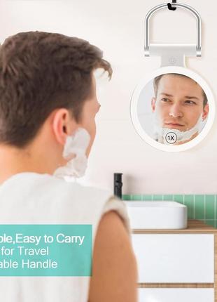 Увеличительное зеркало b beauty planet с подсветкой 20x/1x, двустороннее настольное...