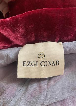 Ezgi cinar (3) дизайнерские бархатные штаны6 фото