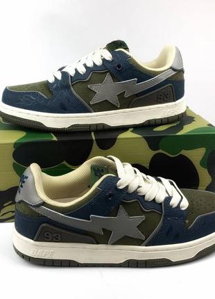 Кросівки - bape a bathing ape bape sk8 sta army. 41-45 розмір.