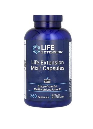 Life extension микс добавка с витаминами и микроэлементами,360 капсул