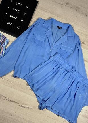 Легенький костюм boohoo (сорочка та шорти)