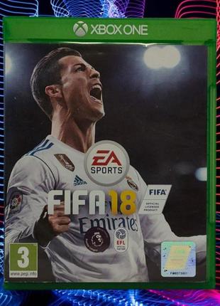 Диск з грою fifa 18 (xbox one)