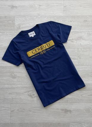 Оригінальна футболка cerrutti 1881 logo t-shirt blue