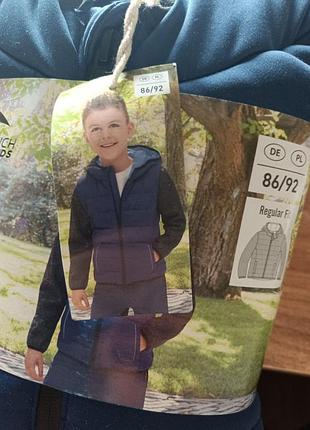 Куртка детская комбинировання демисезонная active touch, размер 86-92