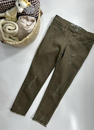 Джинсы хаки 3-4 года