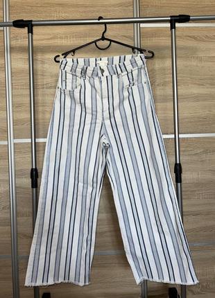 Джинси в смужку h&m