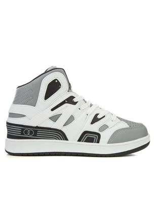 Чоловічі кеди 66796 білі штучна шкіра