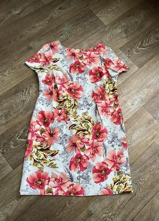 Платье  marks & spencer. сукня нарядна. плаття. платье цветы. нарядное платье.  красивое платье.