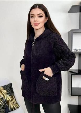 Пальто-кардиган з альпаки