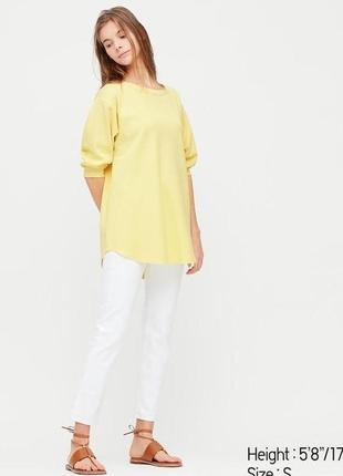 Жіноча туніка світшот 3/4 рукав uniqlo
