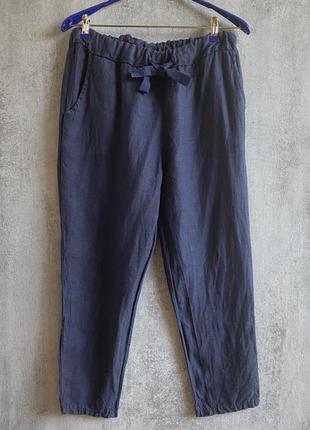 Льняные брюки итальялия new collection