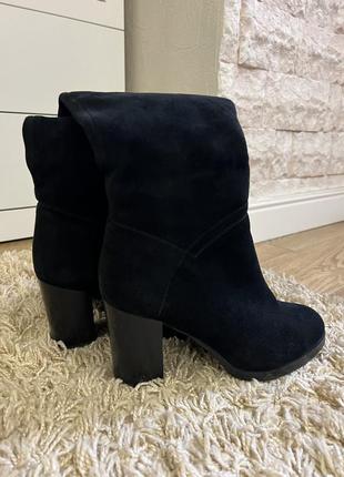 Жіночі зимові замшеві ботфорти attizzare