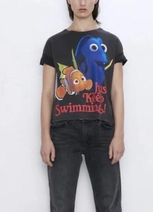 Футболка принт “nemo” zara