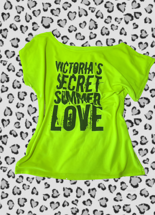 ˚⊹♡ [victoria's secret] яскрава футболка y2k ˚⊹♡