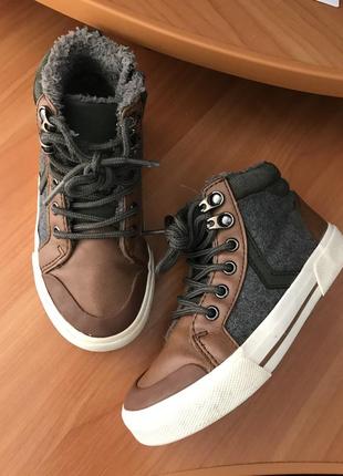 Высокие кроссовки хайтопы next 28 р. теплые