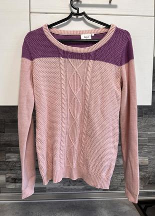 Свитер розово фиолетовый