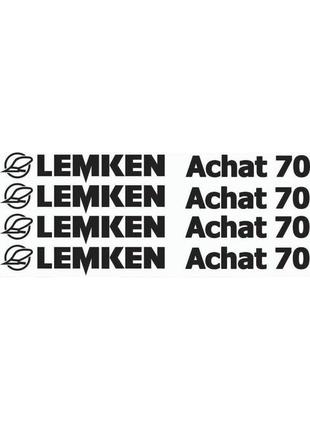 Черные наклейки lemken opal плуг культиватор лемкен ачат achat 70