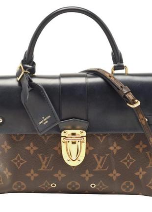 Черная сумка louis vuitton кожа оригинал