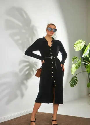 Плаття кардиган у рубчик 4