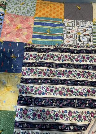 Ковдра печворк лоскутное одеяло 3