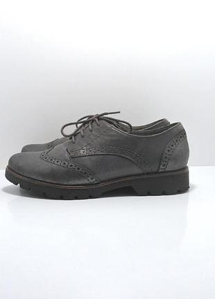 Жіночі шкіряні туфлі оксфорди jana р.38