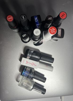 Комплект гель лаків топ база