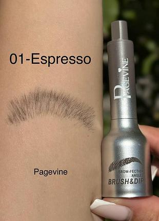 Маркер для моделювання брів зі щіточкою page vine, відтінок espresso №01, 1,2 г