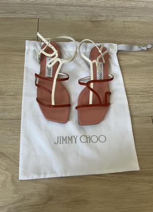 Босоніжки jimmy choo натуральна шкіра оригінал