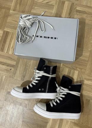 Кеди rick owens ramones drkshdw black-milk 41-42-43