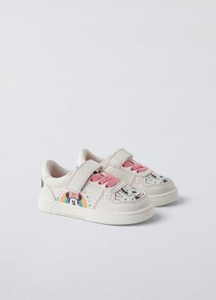 Кросівки кеди на дівчинку minnie mouse zara