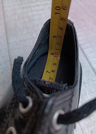 Кеди converse лакові з блискітками розмір 33 uk 1 устілка 20 см8 фото