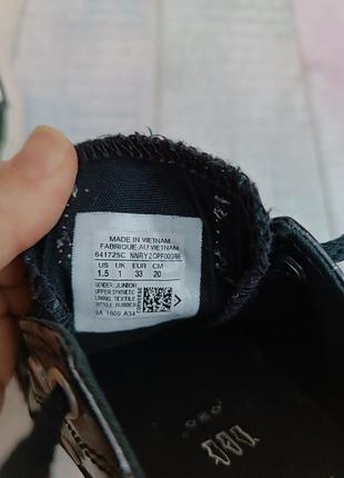 Кеди converse лакові з блискітками розмір 33 uk 1 устілка 20 см7 фото