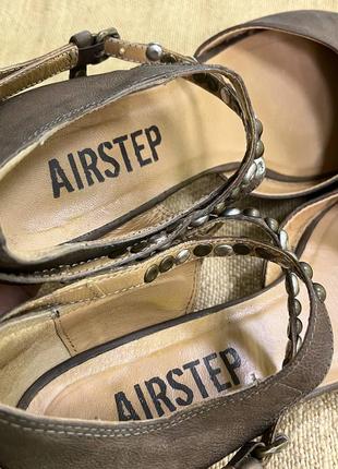 A.s 98 airstep оригинальные кожаные туфли балетки босоножки мюли слингбеки в стиле бохо гранж rundholz trippen размер 39 38.5 100% кожа италия 25 см6 фото