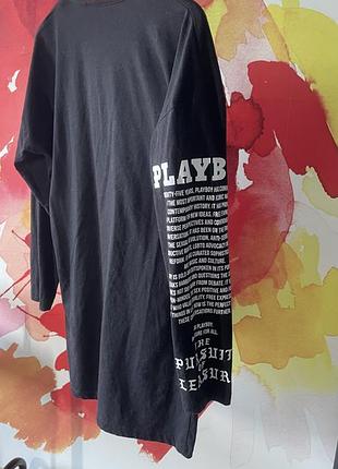 Футболка с принтом playboy x missguided с длинным рукавом размер 8