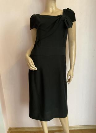 Коктельное черное платье/xl/brend m&s marks & spencer