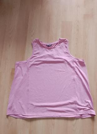Спортивная женская майка. майка для спорту 18 р. рожева майка