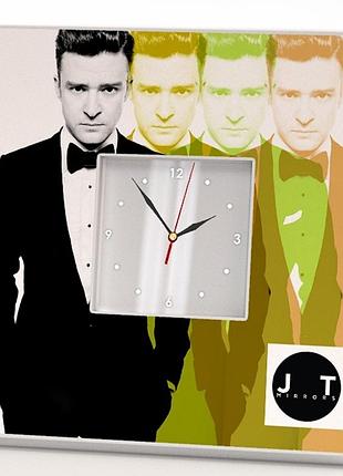 Часы "певец джастин тимберлейк. justin timberlake" подарок для фанатов поп музыки, украшение в спаль