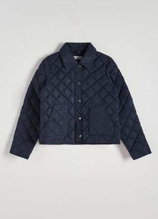 Куртка жіноча reserved, темно-синя, нова, розміри l,xl
