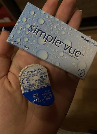 Контактные линзы -1.25