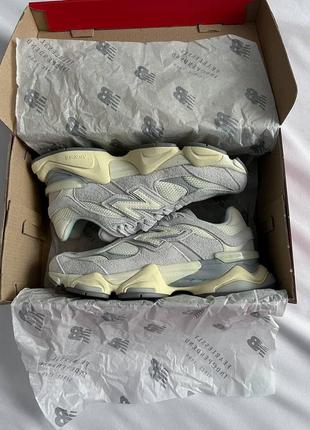 Кросівки new balance 9060 quartz grey team cream9 фото