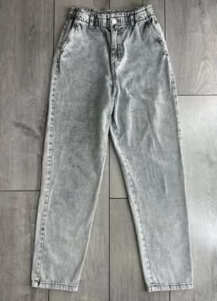 Джинсы мом бойфренд от h&m