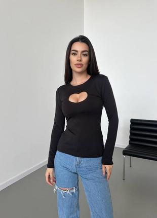 Кофта чорна червона 190