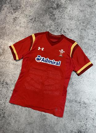 Регбойная футболка under armour wales оригинал с