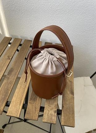 Сумка бочонок zara arket6 фото
