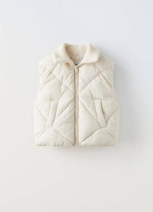 Zara детский жилет для девочки