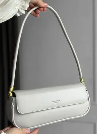 Сумка багет из эко-кожи