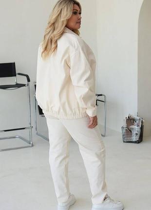 Женский джинсовый костюм