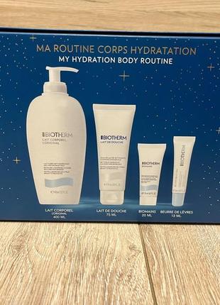 Оригинальный набор biotherm lait corporel holiday edition подарочный набор для женщин2 фото