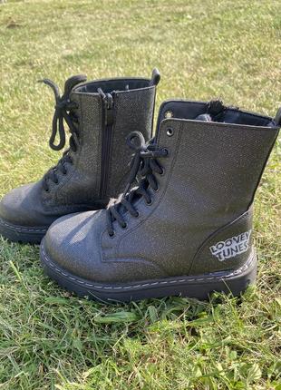 Ботинки сапожки деми defacto на девочку 34р ( д22 см