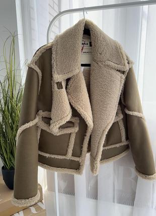 Дублянка зара дубленка zara